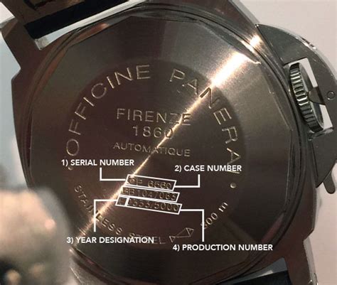 panerai clock reference numbers.